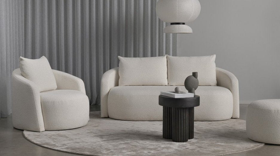 LUPIN ARM 2.5 SEATERS LIGHT GREY living-furniture Vilmers   