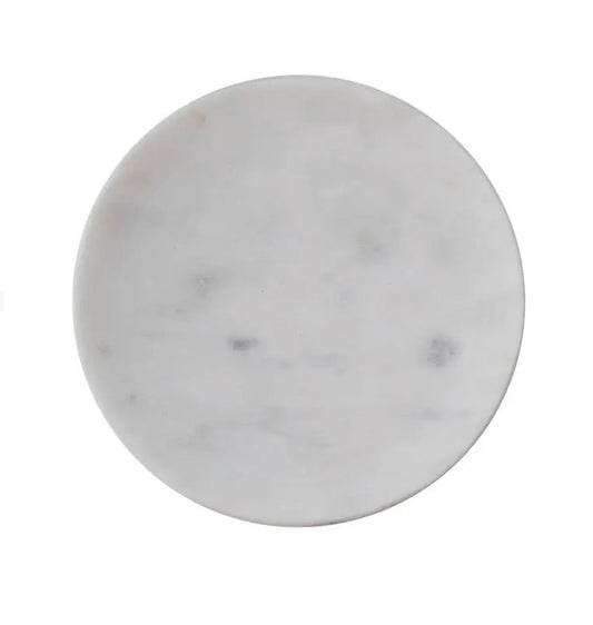 MARBLE SOAP DISH, WHITE living-homeaccents Creative Coop   