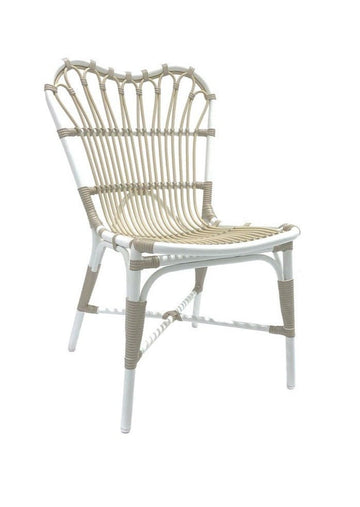MARGARET SIDE CHAIR EXTERIOR living-furniture Sika Dove White  