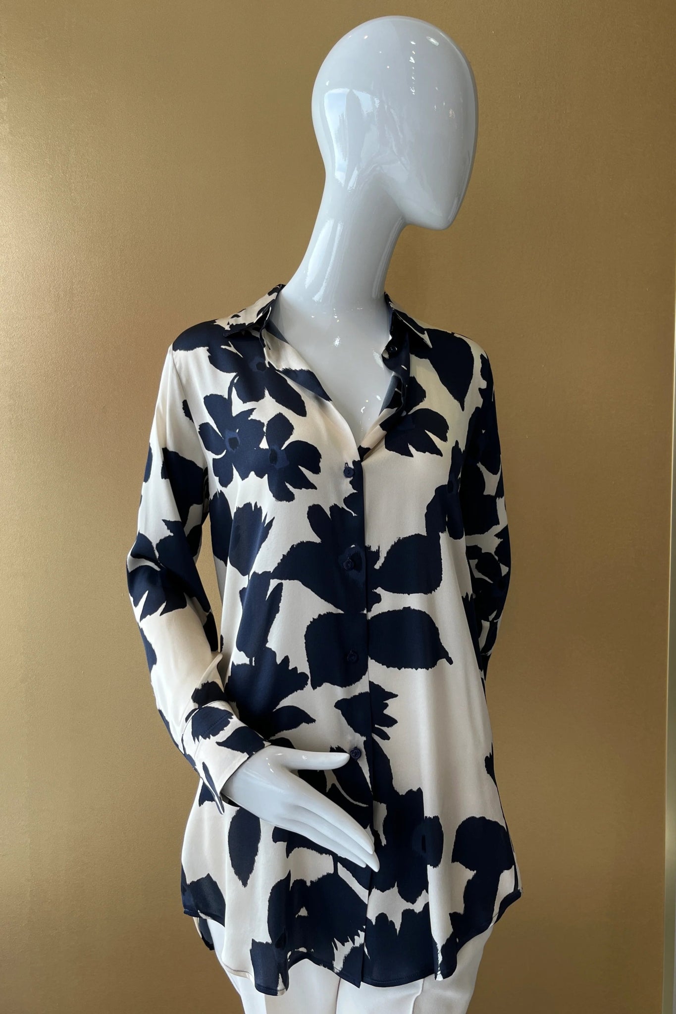 MAX VOLMARY - Max Volmary Silk Tunic Blouse Apparel & Accessories Max Volmary   