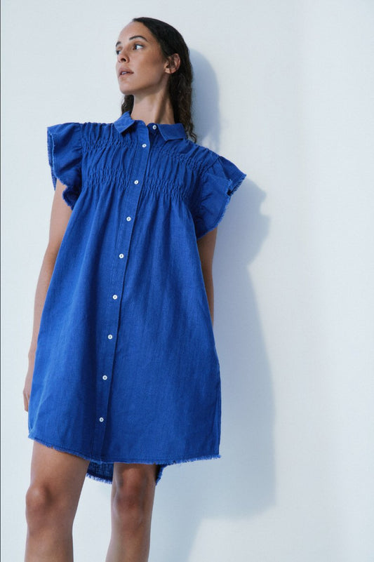 MELISSA NEPTON - Sunset batik blue dress women-accessories MELISSA NEPTON XS  