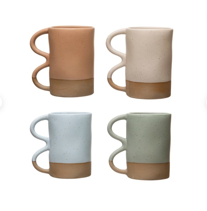 MODERN FARMHOUSE STYLE COFFEE & TEA MUG, MATTE FINISH Dining-Kitchenware Creative Coop   