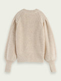SCOTCH & SODA - Pull col rond boutonné aux épaules women-accessories Scotch & Soda   