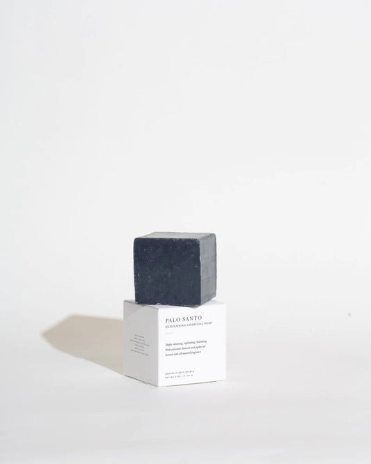 PALO SANTO DETOXIFYING CHARCOAL BATH BAR BY BROOKLYN CANDLE Gift Ideas Brooklyn Candel   