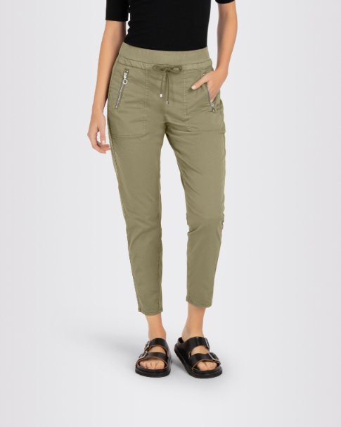 Pants easy active Apparel & Accessories MAC JEANS 32 358R Martini olive 