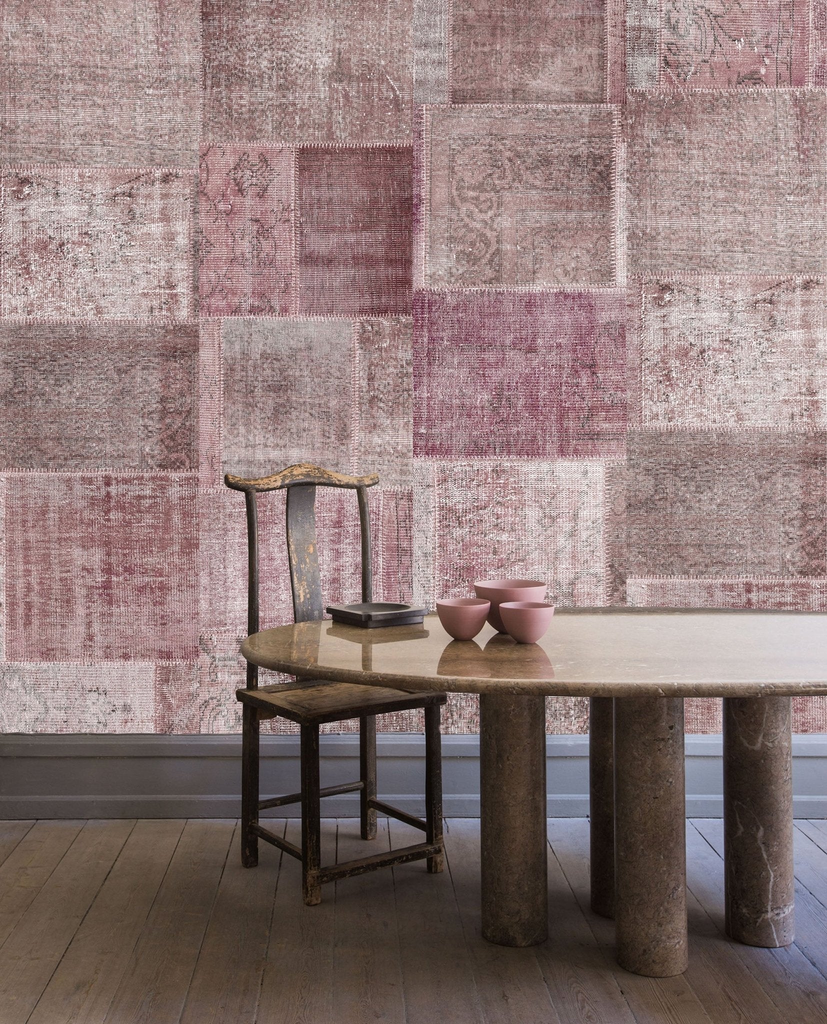 PATCHWORK WALLPAPER - PAPIER PEINT PATCHWORK walldecor-wallmurals NumerArt   