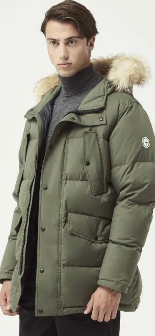 QUARTZ-Lutse Manteau d'hiver men-accessories Quartz Co S Kaki 