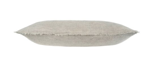 RECTANGLE LINA LINEN PILLOW -  GREY STRIPE living-decorative-object Indaba trading co   