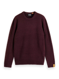 Regular Fit Embroidered Sweater Apparel & Accessories Scotch & Soda Burgundy M 