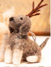 REINDEER DOGS FELT ORNEMENTS Gift Ideas Karma   