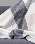 REVERSIBLE CLASSIC LAMBSWOOL THROW living-homeaccents FOXFORD   
