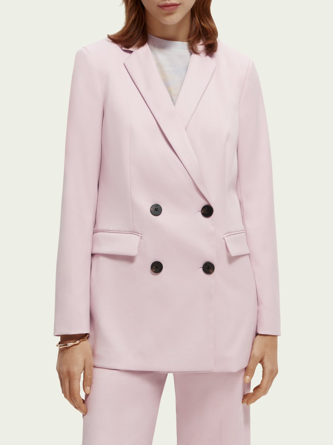 SCOTCH & SODA - BLAZER AJUSTÉ À DOUBLE BOUTONNAGE women-accessories Scotch & Soda   