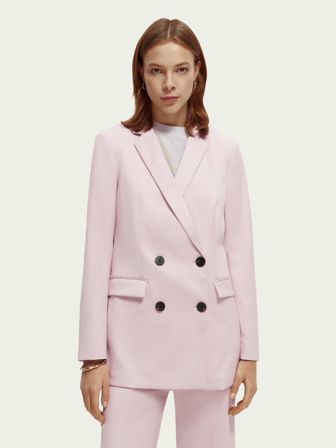 SCOTCH & SODA - BLAZER AJUSTÉ À DOUBLE BOUTONNAGE women-accessories Scotch & Soda   