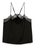 SCOTCH & SODA - Camisole With Lace Detail Apparel & Accessories Scotch & Soda 34 Black 