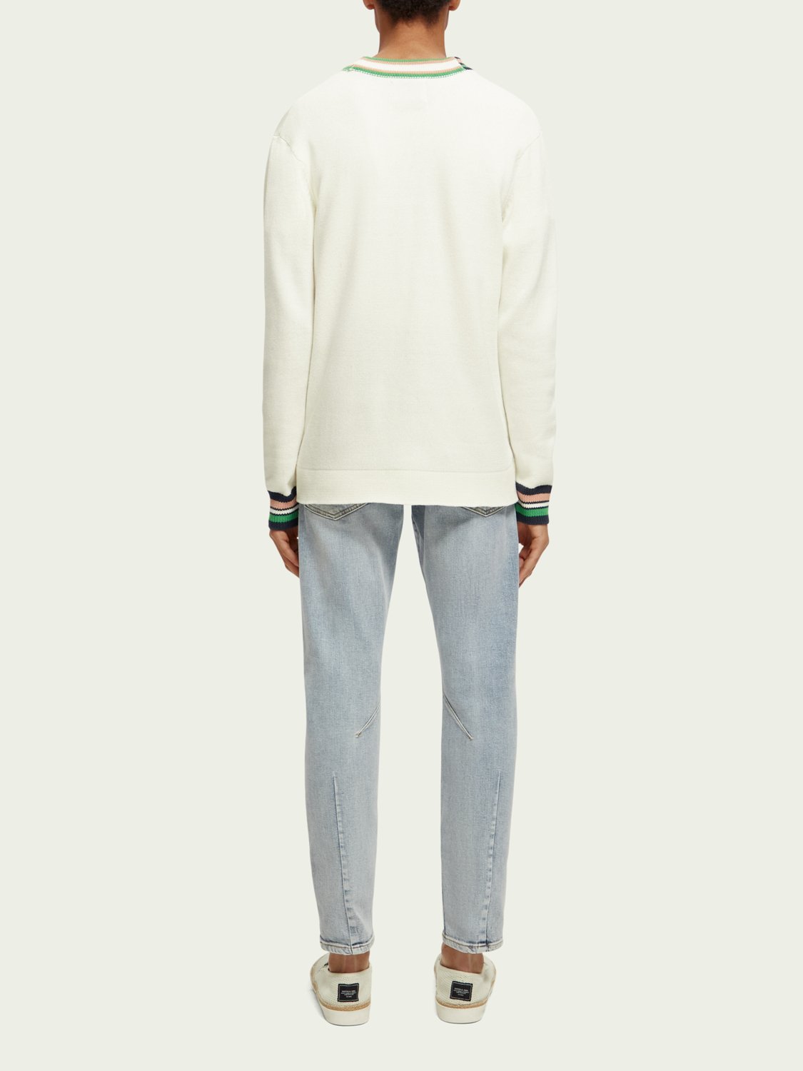 SCOTCH & SODA - Cardigan col V brodé men-accessories Scotch & Soda   