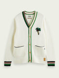 SCOTCH & SODA - Cardigan col V brodé men-accessories Scotch & Soda S 0102 
