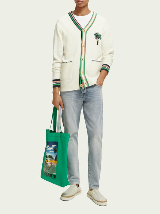 SCOTCH & SODA - Cardigan col V brodé men-accessories Scotch & Soda   