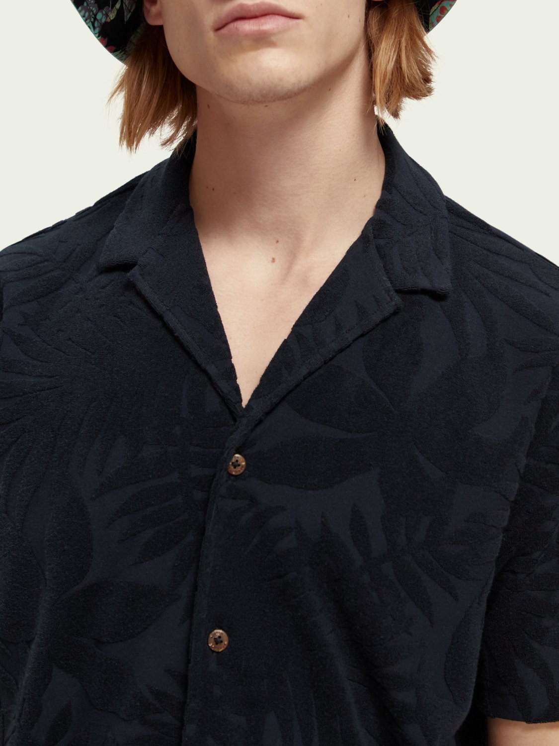 SCOTCH & SODA - Chemise camp jacquard imprimé men-accessories Scotch & Soda   