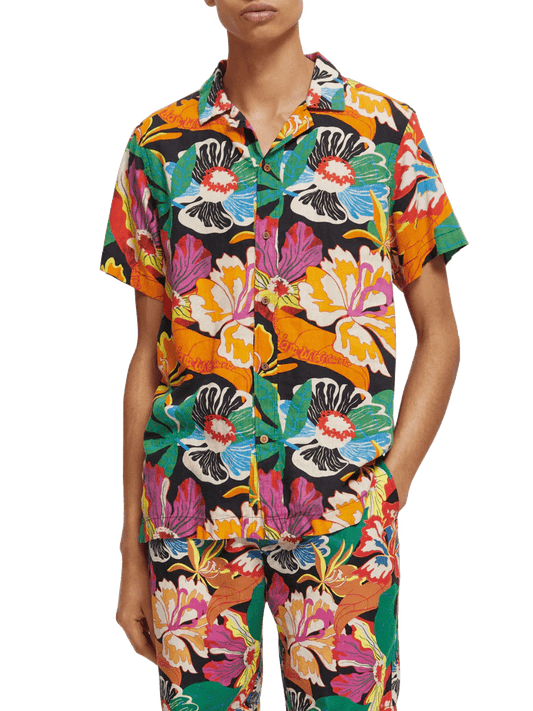 SCOTCH & SODA - Chemise de camp imprimée à manches courtes men-accessories Scotch & Soda   