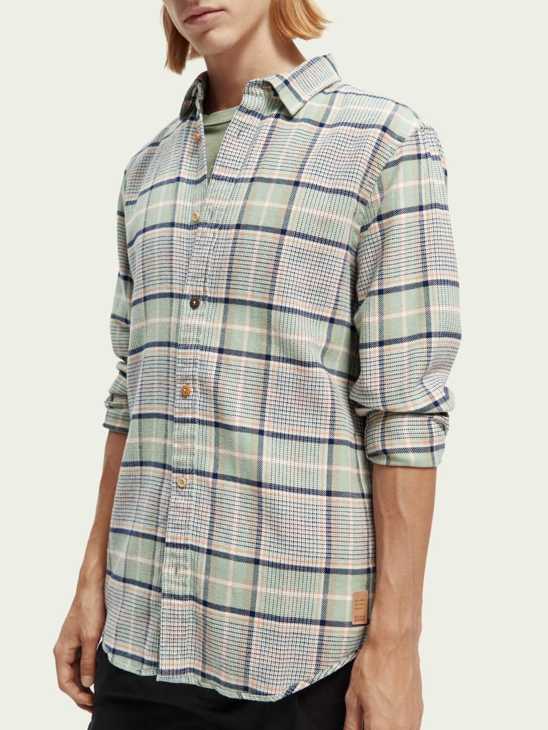 SCOTCH & SODA - Chemise regular fit en flanelle à carreaux men-accessories Scotch & Soda   