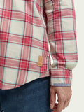 SCOTCH & SODA - Chemise regular fit légère à carreaux men-accessories Scotch & Soda   