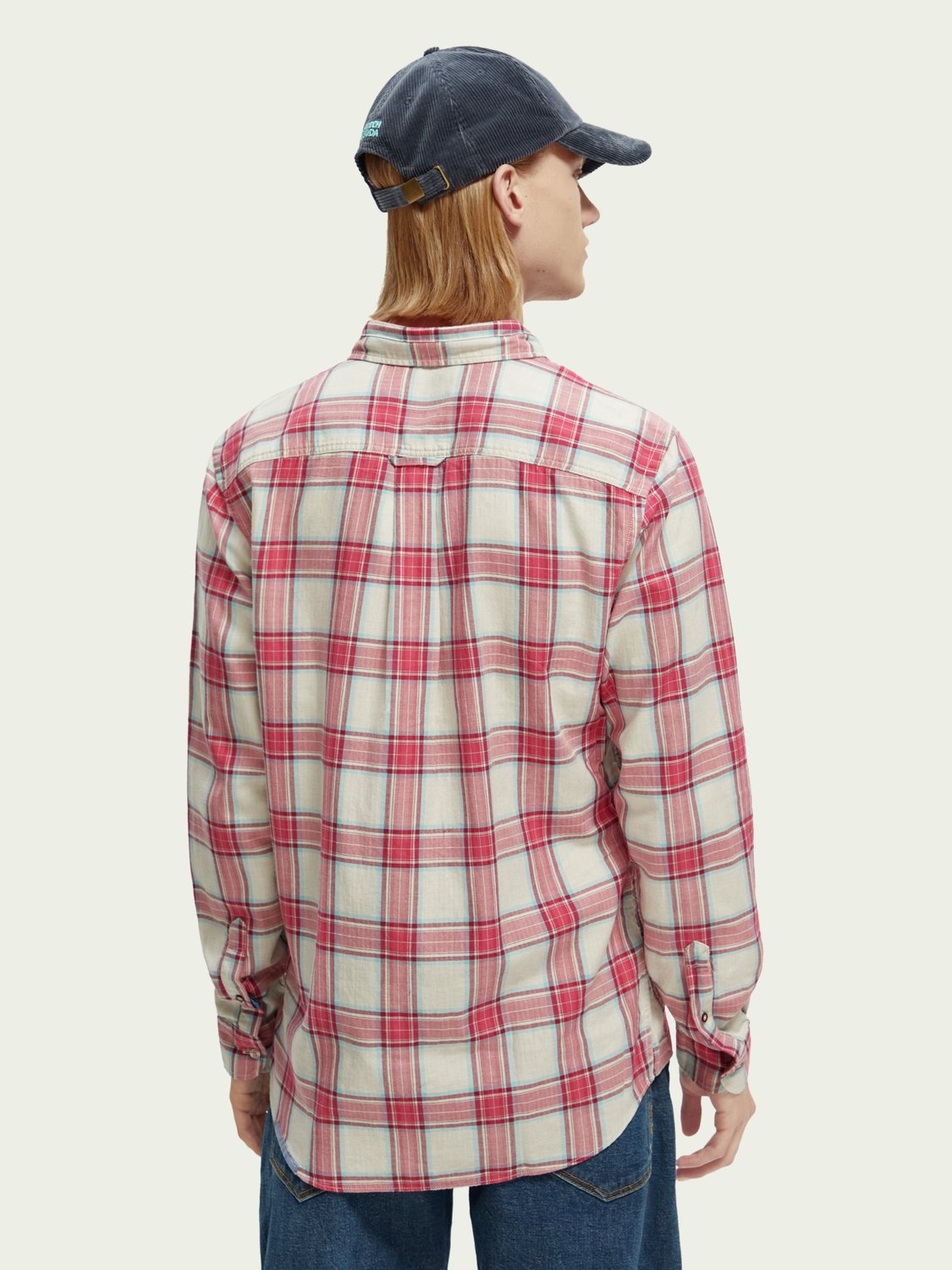 SCOTCH & SODA - Chemise regular fit légère à carreaux men-accessories Scotch & Soda   