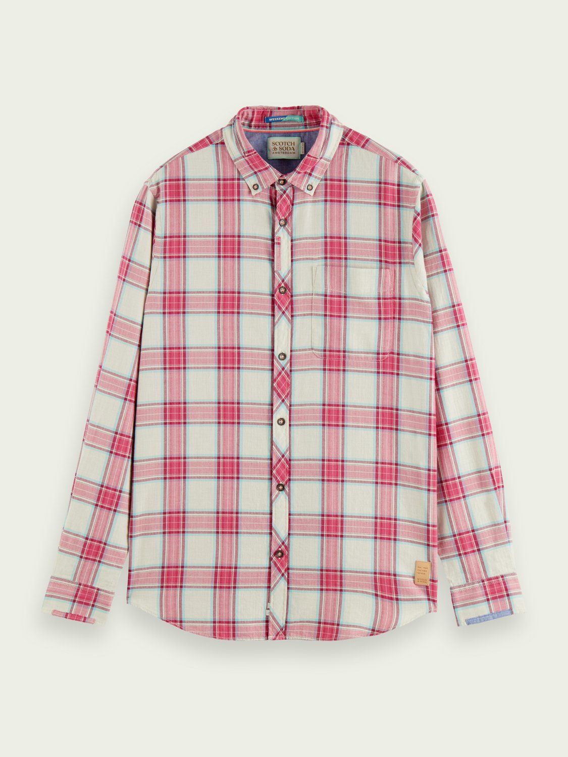 SCOTCH & SODA - Chemise regular fit légère à carreaux men-accessories Scotch & Soda M 0220 Combo D 