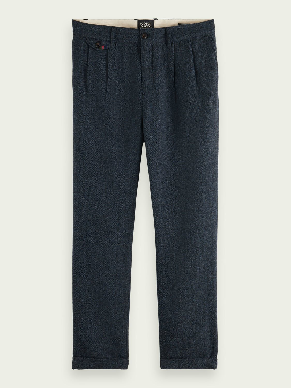 SCOTCH & SODA - Chino ample fuselé Twilt men-accessories Scotch & Soda 29/32 2854 Steel melange 