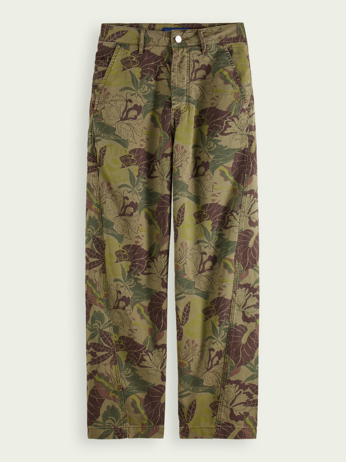 SCOTCH & SODA -  CHINO BOYFRIEND EN SERGÉ À CHEVRONS women-accessories Scotch & Soda 25/30 5647 