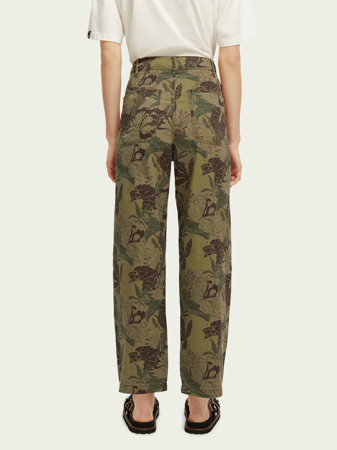 SCOTCH & SODA -  CHINO BOYFRIEND EN SERGÉ À CHEVRONS women-accessories Scotch & Soda   