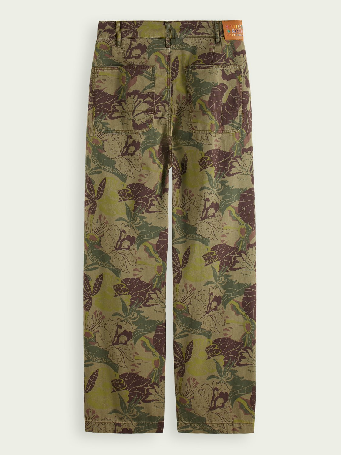SCOTCH & SODA -  CHINO BOYFRIEND EN SERGÉ À CHEVRONS women-accessories Scotch & Soda   