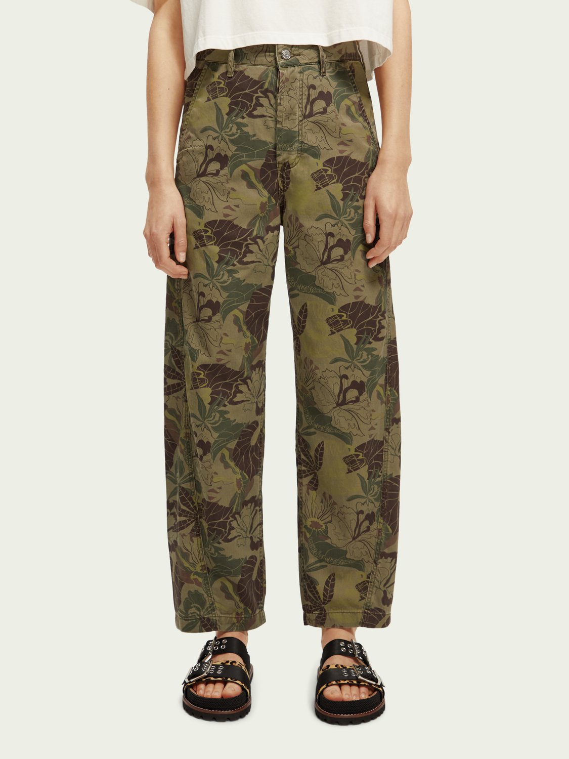 SCOTCH & SODA -  CHINO BOYFRIEND EN SERGÉ À CHEVRONS women-accessories Scotch & Soda   