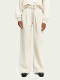 SCOTCH & SODA - Chino en jean large taille haute The Shore women-accessories Scotch & Soda   