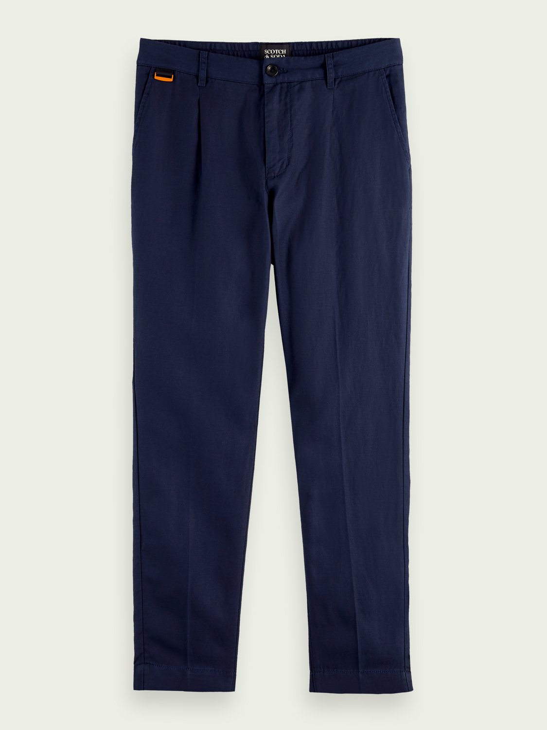 Scotch & Soda - Chino slim plissé Blake Pants Scotch & Soda 29/32 Marine 