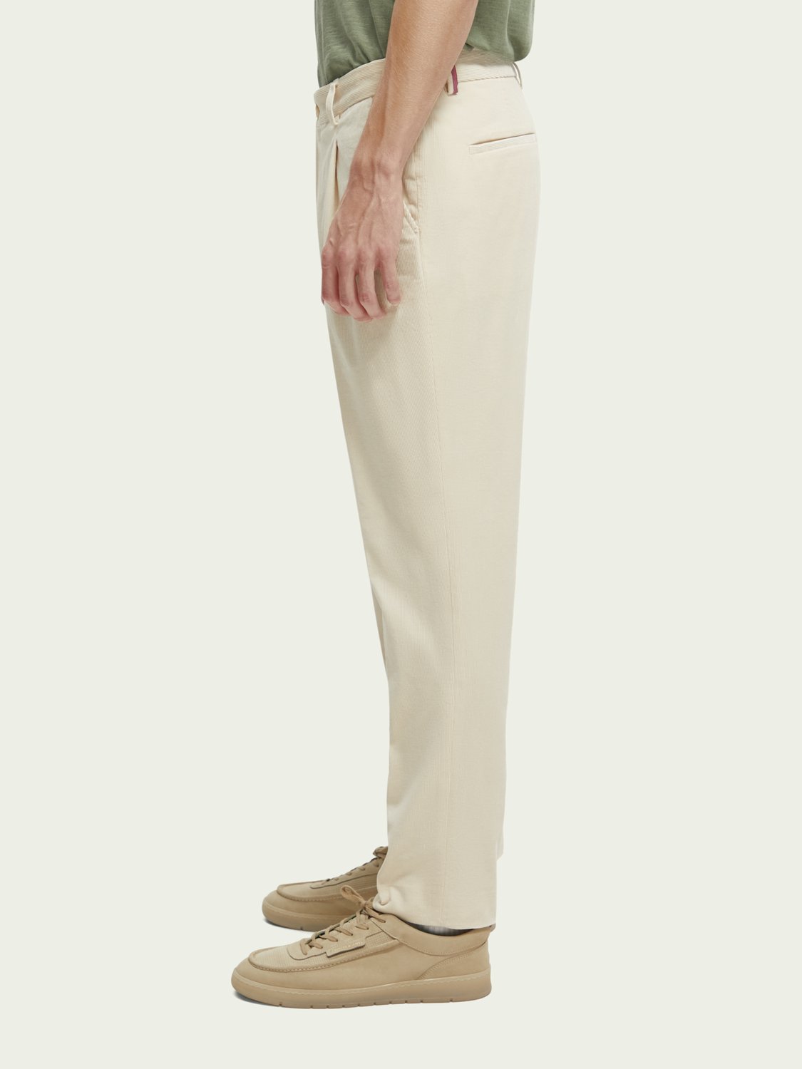 SCOTCH & SODA - Chino slim plissé en velours côtelé The Blake men-accessories Scotch & Soda   