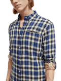 SCOTCH & SODA - Flannel Checked-Shirt Apparel & Accessories Scotch & Soda   
