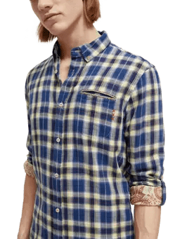 SCOTCH & SODA - Flannel Checked-Shirt Apparel & Accessories Scotch & Soda   