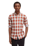 SCOTCH & SODA - Flannel Checked-Shirt Apparel & Accessories Scotch & Soda M Red 