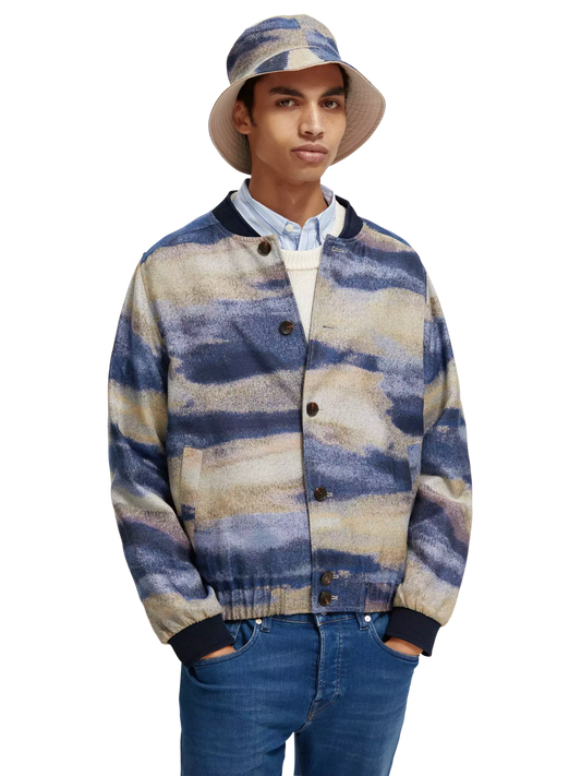 SCOTCH & SODA - Jacquard Bomber Jacket  PepinShop   