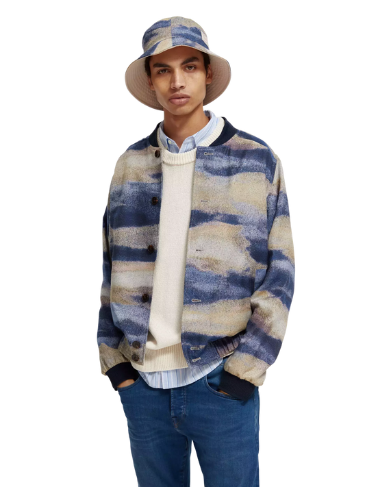 SCOTCH & SODA - Jacquard Bomber Jacket  PepinShop   