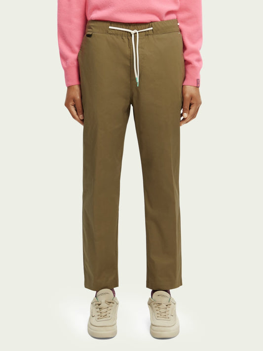 SCOTCH & SODA - Jogging fuselé coupe regular en popeline Fave men-accessories Scotch & Soda   