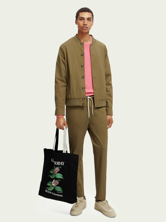 SCOTCH & SODA - Jogging fuselé coupe regular en popeline Fave men-accessories Scotch & Soda   