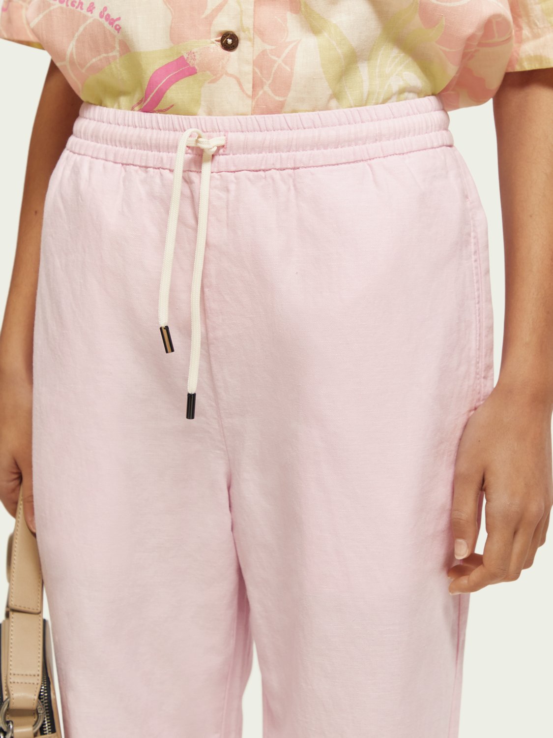 SCOTCH & SODA - Le pantalon coupe ballon taille haute The Aubrey women-accessories Scotch & Soda   