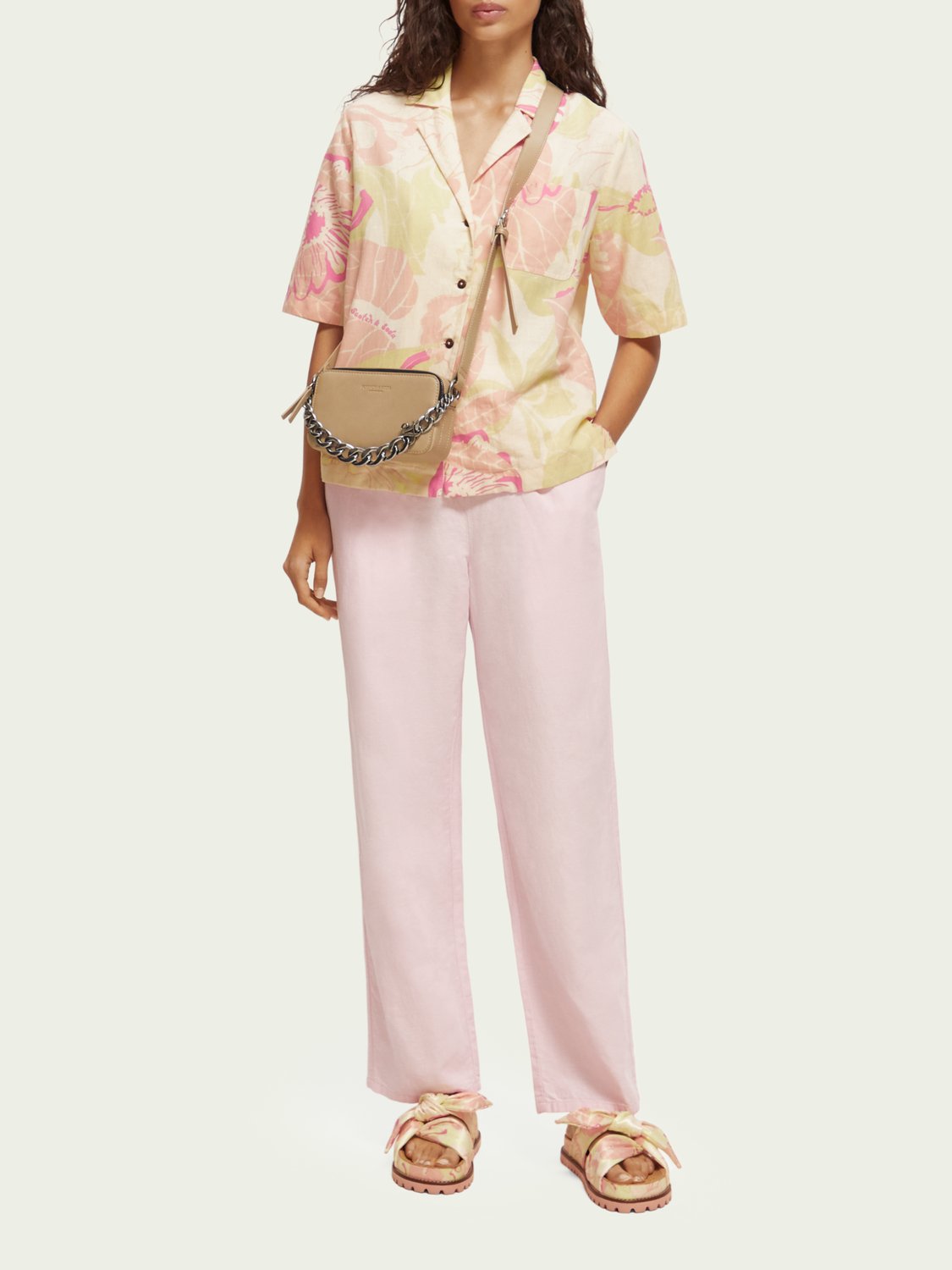SCOTCH & SODA - Le pantalon coupe ballon taille haute The Aubrey women-accessories Scotch & Soda   