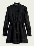 SCOTCH & SODA - Mini robe broderie anglaise women-accessories Scotch & Soda 32 0008 Noir 