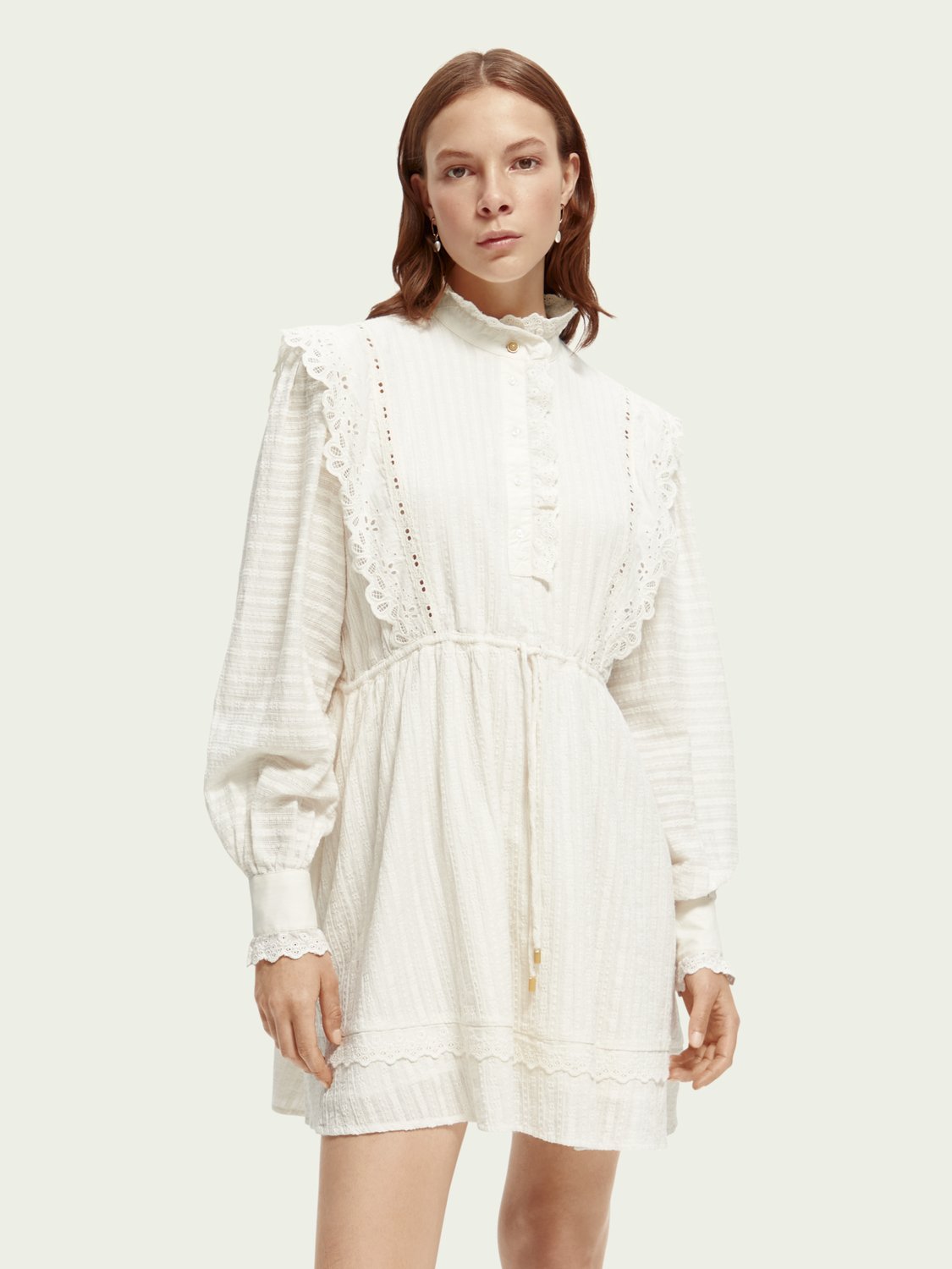 SCOTCH & SODA - Mini robe broderie anglaise women-accessories Scotch & Soda   