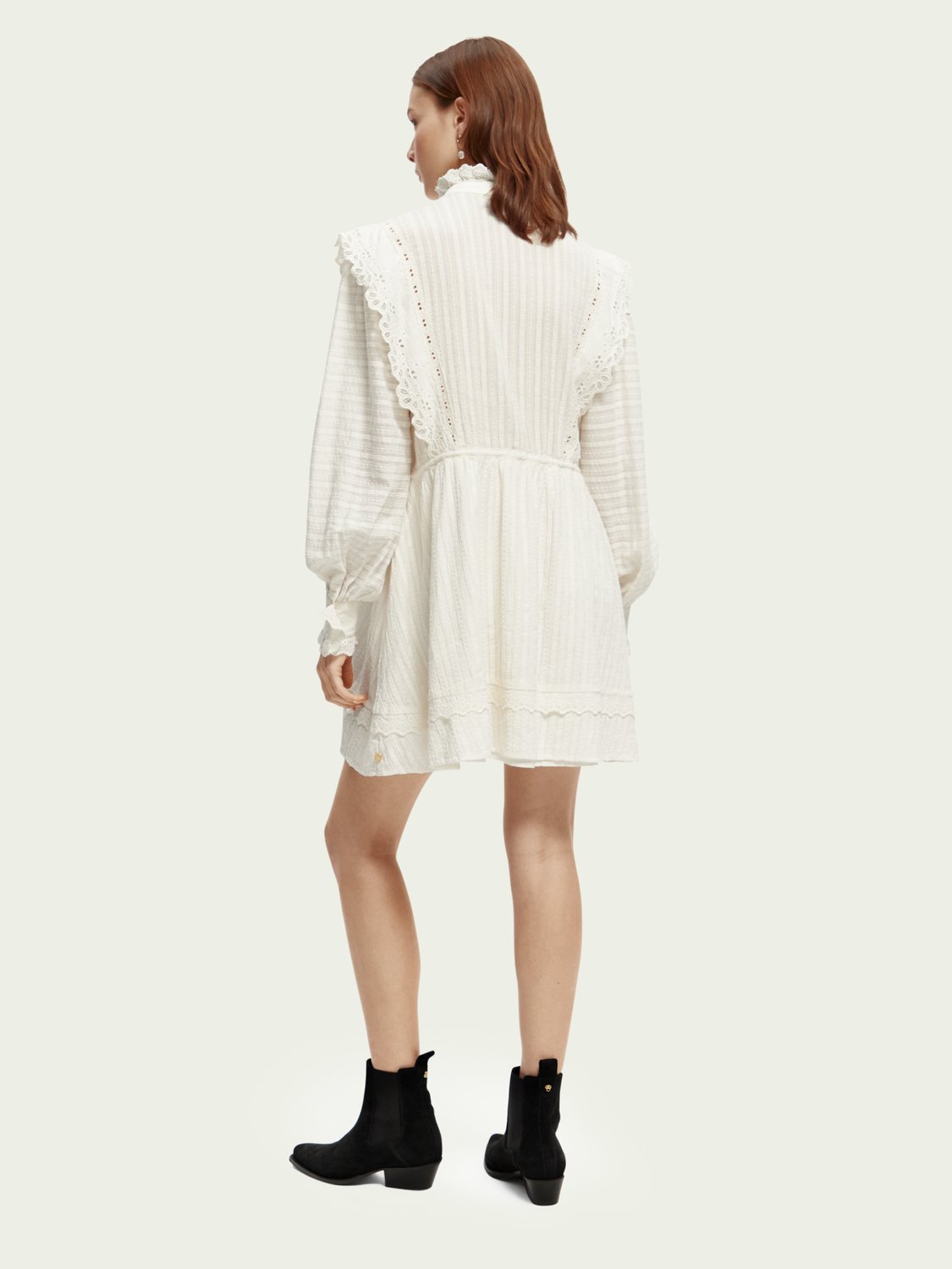 SCOTCH & SODA - Mini robe broderie anglaise women-accessories Scotch & Soda   