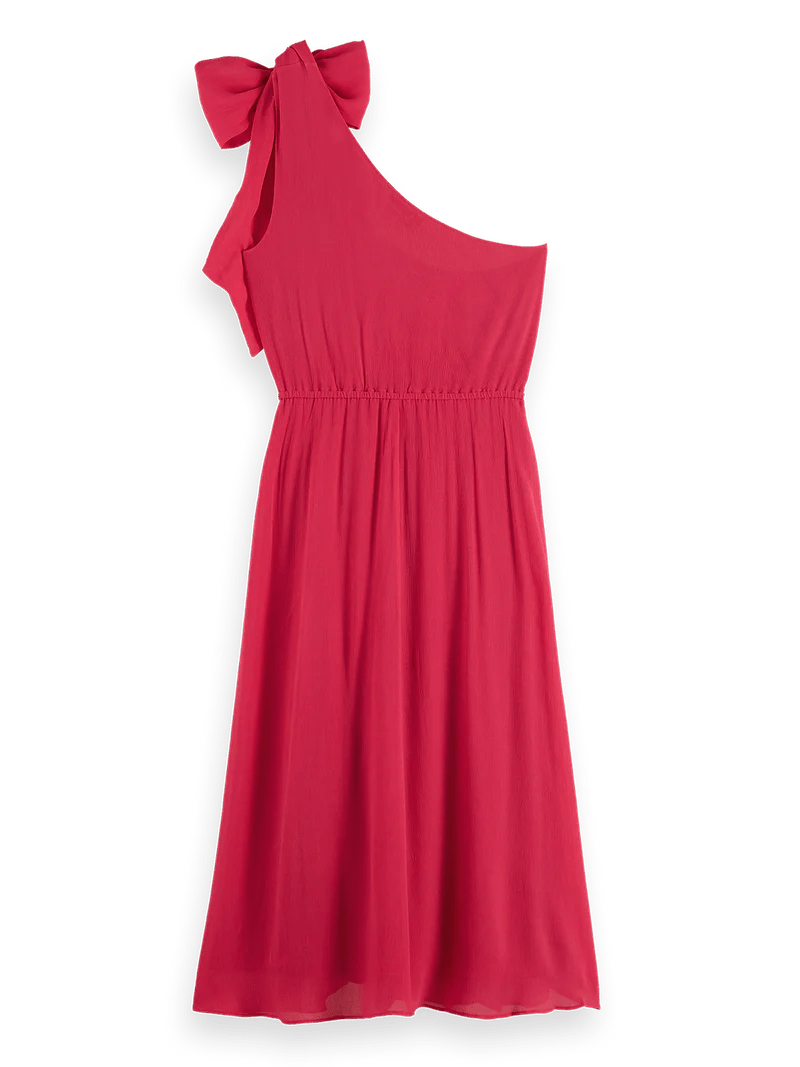 SCOTCH & SODA - One Shoulder Dress With Bow Detail Apparel & Accessories Scotch & Soda   
