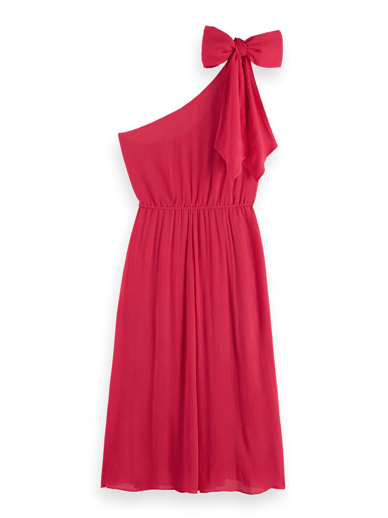 SCOTCH & SODA - One Shoulder Dress With Bow Detail Apparel & Accessories Scotch & Soda   