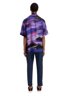 SCOTCH & SODA - Placed Printed Tencel Shirt Apparel & Accessories PepinShop   